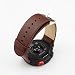 Produktbild Altsommer Armband4 Farben für Garmin Forerunner 235/630/230 Leder Uhrenarmbänder Edelstahl Gürtelschnalle Armband Lederarmband Sport Ersatzarmband Replacement für Damen Herren (Braun)