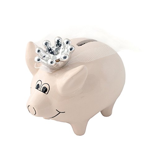 Sparschwein Brautpaar, 2er Set Keramik - 2