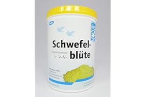 RUSEPIN Backs Schwefelblüte 600 g für Tauben und Pferde