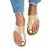Produktbild SHE.White Damen Bequeme Plattform Hausschuhe Sommer Strand Schuhe Flach Flip Flops Zehentrenner Hausschuhe Strand Reise Schuhe Flip Flops Badeschuhe Leder Römische Schuhe 36-43