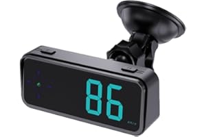 LFDHCN 2024 Mini LED Digital Speedometer GPS Car HUD Head Up Display MPH/KMH Universal