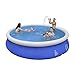 Produktbild Jilong Marin Blue Rundpool Ø 450x90 cm Quick-Up Swimming Pool Fast-Set Schwimmbad Kinder und Familien Schwimmbecken Schwimmbad für Garten und Terasse, Ersatzbecken ohne Zubehör