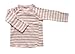 Under The Nile 100% Organic Egyptian Cotton Baby Wrap Top Pink Stripe 3-6 Months