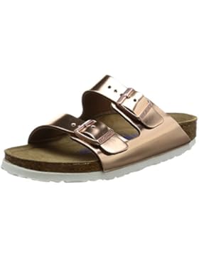BIRKENSTOCK Damen Arizona Leder Softfootbed Pantoletten