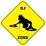 dj möbel Unser lustiges Schild ist aus hochwertigem Aluminium gefertigt.