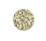 Silicone Micro Rings Beads - 100 Blonde 5mm rings for I Tip Hair Extensions or Feather Hair Extensions