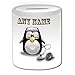 Produktbild Personalisiertes Geschenk - iPod Classic Spardose (Design Pinguin in Kostüm Thema, weiß) - alle Nachricht/Name auf Ihre einzigartige - Apple Musik