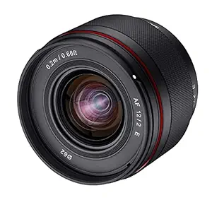 Samyang Auto Focus Lens for APS-C, AF 12MM F2.0 for E Mount