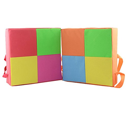 NUOLUX Baby Kinder Kinder Esszimmer Stuhl Booster Polster Sitze zerlegbar und verstellbar Booster Hochstuhl Sitzauflage (Orange) - 2