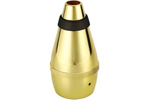 Milisten Golden Trumpet Mute Bugle Mute for Practice Wear- Resistant Mute Trumpet Mute Water Proof Speaker Wear-resistant Mute Trumpets Cornet Trumpet Straight Mute Valve Small
