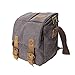Produktbild Tclothing Leichtes Wasserdichte Kameratasche für Deine SLR-Kamera Vintage Kuriertasche Robust Kameratasche mit Multi Fächer Premium Kameratasche für Photographers (Grau)