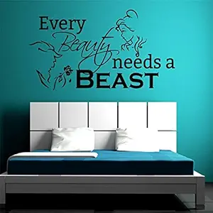 Gadgets Wrap Beauty and Beast Wall Sticker Wall Decal Romantic Home Art Mural Girl Bedroom Decor Vinyl Nursery Kids Room Wall Sticker MY440