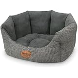 Nobby 70758 Komfortbett oval Josi, grau, 55 x 50 x 21 cm