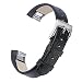 Produktbild Replacement Bands for Fitbit Alta, CAM-ULATA Soft Fashion Leather Bands Sport Adjustable Comfortable Bracelets Wireless Activity Tracker Accessories Wrist Strap Wristband Strap for Fitness Tracker Fitbit Alta Smartwatch Fits Wrists Sizes 6"-8.5", Black