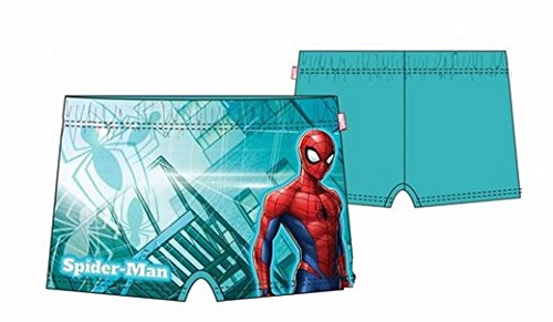 Bañador boxer de Spiderman turquesa 3 años