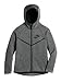 Produktbild Nike Tech Fleece Windrunner Kapuzenjacke Jungen, Carbon Heather/Black/Black, FR: XS (Größe Hersteller: XS)