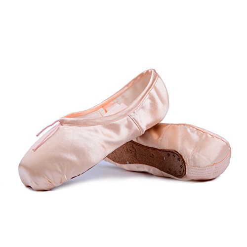 Spitzenschuhe Ballet für Mädchen/Damen in Rosa mit spitzenschuhe schooner und spitzenschuh (Bitte wählen Sie eine Größe mehr als üblich) - 4