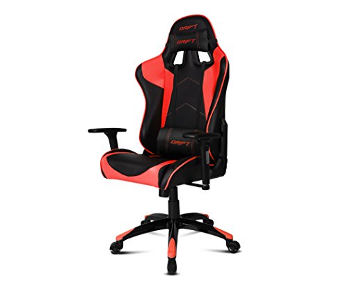 Drift DR300 - DR300BR - Silla Gaming, Color Negro/Rojo