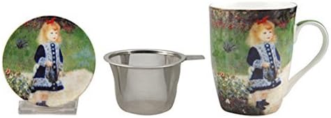 McIntosh Trading Renoir Girl With A Watering Can Tea Mug Infuser &amp; Lid by McIntosh Trading