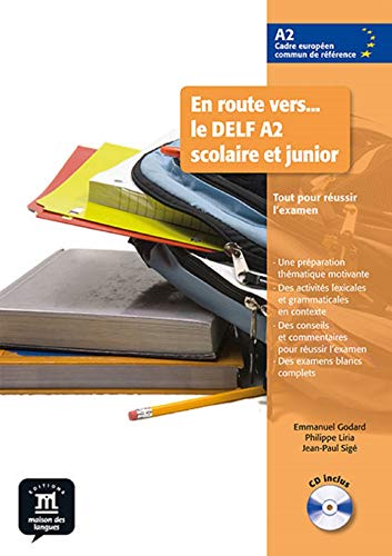 En route vers le DELF scolaire et junior A2 Libro del alumno + CD: Livre + CD (A2) (Fle Texto Frances)