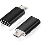 Adattatore USB C 2 Pezzi Leizhan: Da Type-C Maschio A Micro Femmina E Da Micro Maschio A Type-C Femmina