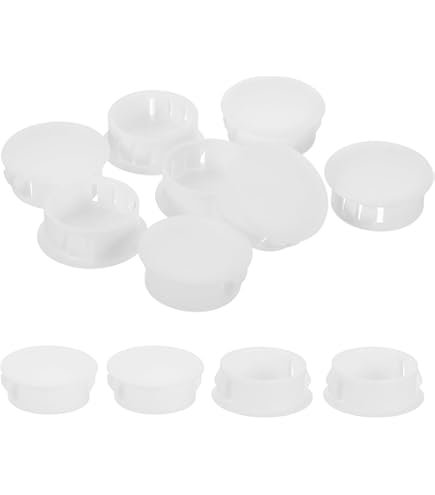 16 stuks - Verschillende maten - Vierkante buis geribbelde inzetstukken eindkappen stoppers pluggen voor tafelstoel en meubelpoten van Lifeswonderful (50 mm, zwart