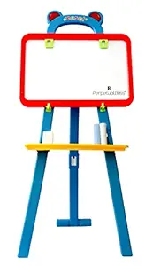 Perpetual Bliss White Board Black Board with Stand|Boys|Girls|Birthday Return Gifts|Use for Studies|Making Drawings (Dimension)cm:34.5x38x94.5