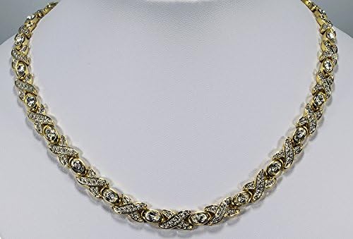 Ladies Stainless Steel Magnetic Therapy Necklace - for Relief of Muscle & Joint Pain- HOT FLUSHES- Menopause- Arthritis- Mother Very Strong & Lightweight 42 Maximum Strength Magnets
