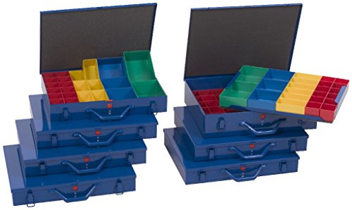 hünersdorff Metall-Kleinteile-Koffer, 1 Stück, dunkelblau, 620800 - 3