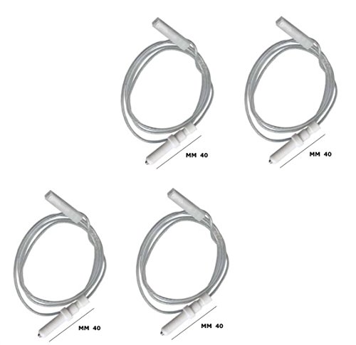 ARISTON INDESIT SMEG NARDI FRANKE TECNOGAS GLEM GAS BEKO FOSTER LA GERMANIA LOFRA STAR CANDELETTA ACCENSIONE CUCINA MM 38 4 PEZZI NO ORIGINALE MM 40 41.2