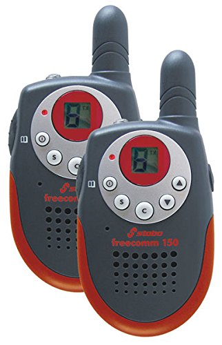 Stabo freecomm 150 two-way radios 8 canales 446 MHz - Walkie-Talkie (8 canales, 446 MHz, AAA, Alcalino, 73 g, 54 x 116 x 27 mm)