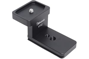 iShoot Wymienny statyw do obiektywu zamiennik statyw nożny pierścień bazowy kompatybilny z Nikon FTZ Mount Converter pierścień adapterowy, wspornik obiektywu z szybkozłączką Arca Fit