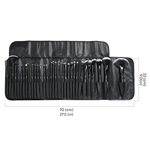 Uspicy Make up Pinsel 32-tlgs Schmink Pinselset etui Schmink Kosmetik Lidschatten Gesichtspinsel - 5