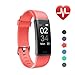 Produktbild Letsfit Fitness Tracker mit Pulsmesser Fitness Armband Wasserdicht IP67 Schrittzähler Uhr Pulsuhren Smart Armband Uhr Aktivitätstracker mit Schlaf Monitor Kompatibel mit Android iOS Smartphone
