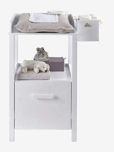 Vertbaudet Table à Langer avec tiroir Variety Blanc TU