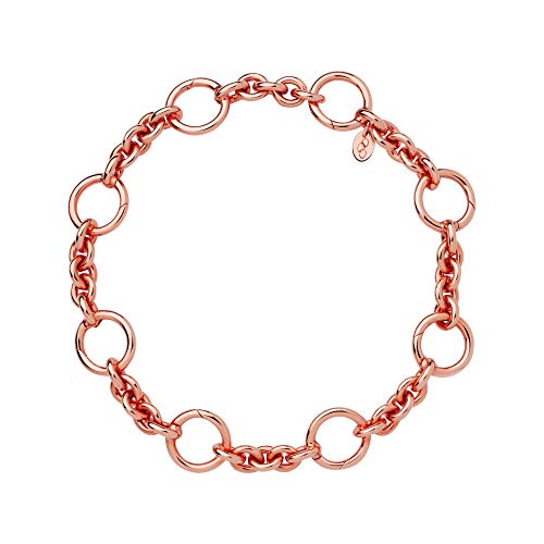 Ladies Capture Rose Gold Vermeil Link Loop Bracelet NEW RRP275
