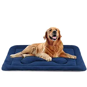JoicyCo Dog Bed Large Crate Mat 42 in Non-Slip Washable Soft Mattress Kennel Pads