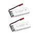 Produktbild 2 Akkus Batterien 3.7V 900mah Lithium Polymer für 8807W rc wifi Drohne