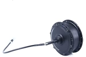REMIXAST Electric Bike Hub Motor 250-350W 36-48V Electric Bike Brushless Gear Rear Hub Motor Wheel E-Bike Brushless Gearless Conversion Kit for 16-29" Conventional Bikes(36V 350W)