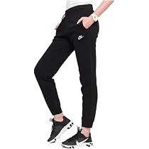 Nike Womens NSW ESSNTL Pant Regular Fleece Womens BV4095-010 Size M  Black/White : Amazon.in: Clothing u0026 Accessories