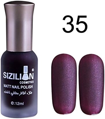 TIREOW 12ml Matte Dull Fast-dry Nail Polish Matte Nail Polish Gel (O)
