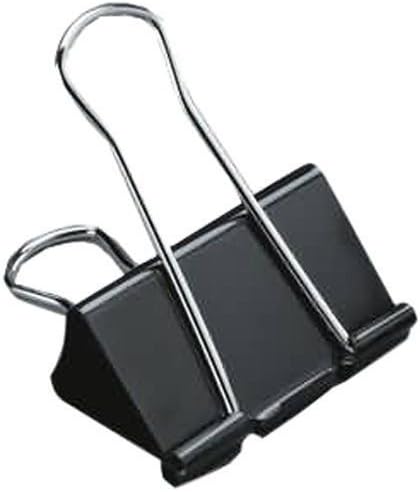 12 X Foldback Clip 25mm fold Back Paper Clips
