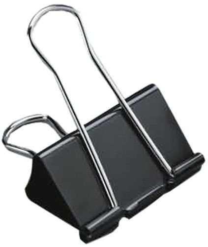 12 X Foldback Clip 25mm fold Back Paper Clips