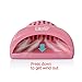 Elite99 Portable Mini Nail Dryer Blower Fan Nail Art Machine Drying for Hand Finger Toe Nail Polish Ideal for Home and Professional Use, Pink