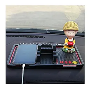 HSR Car Accessories Multifunction Phone GPS Holder Anti-Slip Silicone Pad and Car Mobile Holders for Car Dashboard