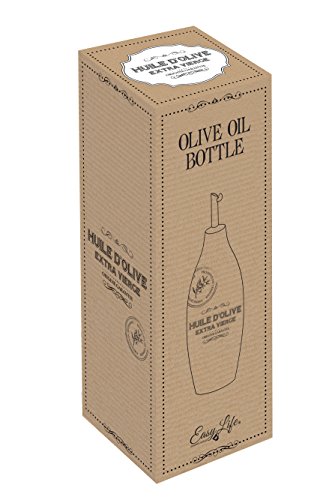 R2S 837dego Flower Delight der Gourmets Flasche Öl Keramik weiß 6,8 x 6,8 x 23,5 cm - 2