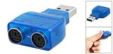 ElectroBee™USB to PS/2 Adapter PC Keyboard Mouse Converter Adapter Compatible With Desk PC Computer or Laptop_Blue - 1 Year Warranty RS.149 (63.00% Off) - Amazon