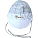 Baby Boys Checkered Summer Sun Hat Cap with Ear Flaps (3-6 Months (46cm), Blue)
