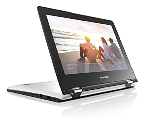 Lenovo Yoga 300 11 6 inch HD Touchscreen Notebook  Intel Celeron N2840 2 16 GHz  2 GB RAM  32 GB eMMC  WLAN  Bluetooth  Camera  Integrated Graphics  W