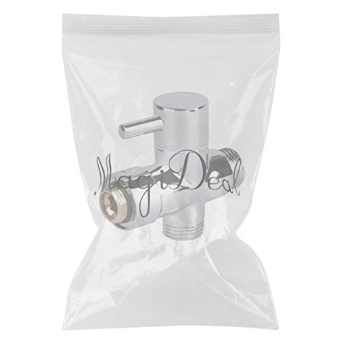 MagiDeal 3-Wege Umschalter Umschaltventil Dusche Mische Ventil G3/4 “ G1/2“ ,Messing T-Typ Wasserhahn - 2